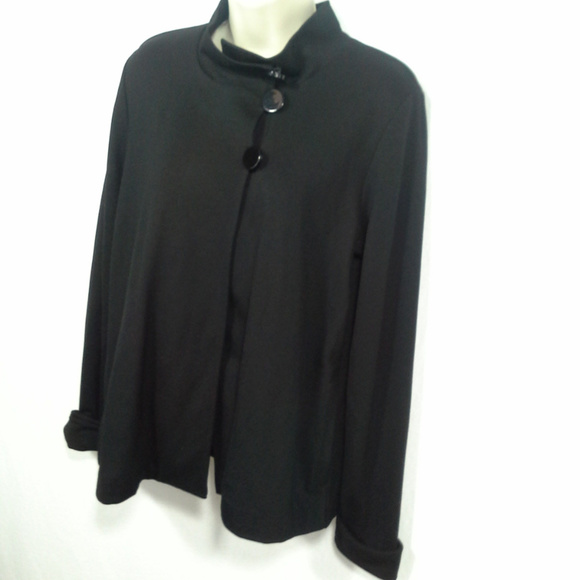 Amber Sun Jackets & Blazers - Amber Sun jacket Size M Black Stretch Statement